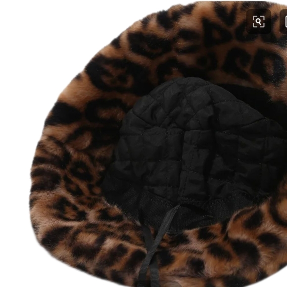 Bucket Hat Animal Print Faux Fur -5 Different Styles Leopard Print Cheetah Print - Picture 11 of 14